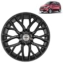 Prigan Matte Black Wheel Cover 13" for E20,(Set of 4 Pcs) (Press Fitting) Model- Phantom Matte Black 13