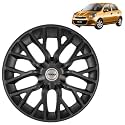 Prigan MICRA Matte Black Wheel Cover 14" for Micra,(Set of 4 Pcs) (Press Fitting) Model- Phantom_Black_14