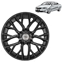 PRIGAN Octavia Black Wheel Cover 16" for Octavia (Set of 4 Pcs) (Press Fitting) Model- Phantom Black 16