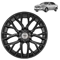 Prigan OPTRA Matte Black Wheel Cover 14" for Optra,(Set of 4 Pcs) (Press Fitting) Model- Phantom_Black_14