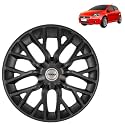 PRIGAN Punto (Active, Dynamic, Pure Only) Matte Black Wheel Cover 14" for Punto,(Set of 4 Pcs) (Press Fitting) Model- Phantom_Black_14