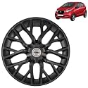 PRIGAN REDI GO Matte Black Wheel Cover 13" for -REDI GO,(Set of 4 Pcs) (Press Fitting) Model- Phantom Matte Black 13
