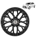 PRIGAN Renualt Pulse (RXL ONLY) Matte Black Wheel Cover 14" for Pulse,(Set of 4 Pcs) (Press Fitting) Model- Phantom_Black_14