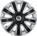 PRIGAN Silver Black 13 INCH Wheel Cover For Universal For Car Universal For Car