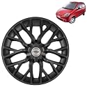 PRIGAN Spark Matte Black Wheel Cover 13" for Spark,(Set of 4 Pcs) (Press Fitting) Model- Phantom Matte Black 13