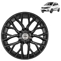 Prigan TATA Tiago Matte Black Wheel Cover 14" for Tata Tiago (XT &amp; XZ Only),(Set of 4 Pcs) (Press Fitting) Model- Phantom_Black_14