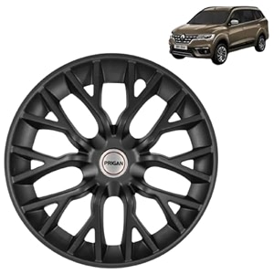 prigan triber matte black wheel cover 1534 for triberset of 4 pcs press fitting model- phantom_black_15