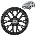 Prigan Vento Matte Black Wheel Cover 14" for -Vento,(Set of 4 Pcs) (Press Fitting) Model- Phantom_Black_14