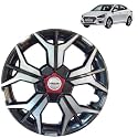 PRIGAN Verna (S(O) &amp; SX Only) Grey Silver 16 Inch Wheel Cover for Hyundai Verna (Set of 4 Pcs) (Press Fitting) Model- Sharp_DC_16