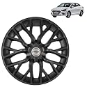 Prigan Verna (S(O) &amp; SX Only) Black Wheel Cover 16" for Hyundai Verna (Set of 4 Pcs) (Press Fitting) Model- Phantom Black 16