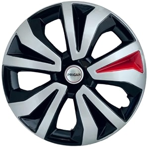 prigan wheel cover for all 14 inch cars black silver wheel cap available in 14 inch set of 4 pcs press fitting model- tgo-t1-dc-14
