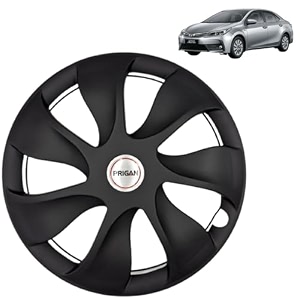 prigan wheel cover for altis 15 inch black wheel cap available in 15 inch set of 4 pcs press fitting model- urban black-15