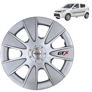 prigan wheel cover for alto std 12 inch silver wheel cap available in 1213141516 inch set of 4 pcs press fitting model- gtx silver-12