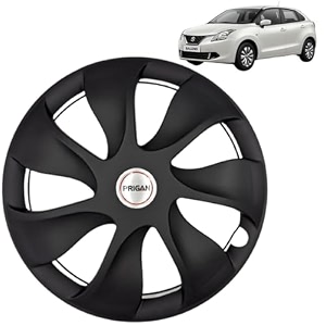 prigan wheel cover for baleno 15 inch black wheel cap available in 15 inch set of 4 pcs press fitting model- urban black-15