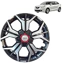Prigan Wheel Cover for BALENO 15 Inch Grey Silver Wheel Cap (Available in 12,13,14,15,16,17 Inch) (Set of 4 Pcs) (Press Fitting) Model- KIA-GTLINE DC-15