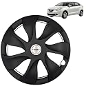 Prigan Wheel Cover for BALENO 15 Inch Black Wheel Cap (Available in 15 Inch) (Set of 4 Pcs) (Press Fitting) Model- Urban Black-15