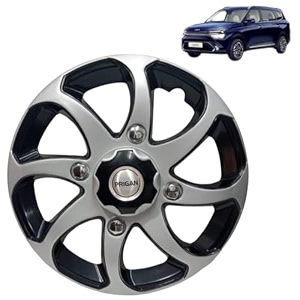prigan wheel cover for carens 15 inch black silver wheel cap available in 15 inch set of 4 pcs press fitting model- bolero reverse-15
