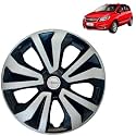 Prigan Wheel Cover for Chevrolet SAIL 14 Inch Black Silver Wheel Cap (Available in 14 Inch) (Set of 4 Pcs) (Press Fitting) Model- TGO-T1-DC-14