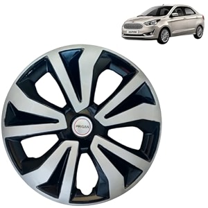 prigan wheel cover compatible for aspire 14 inch black silver wheel cap available in 14 inch set of 4 pcs press fitting model- tgo-t1-dc-14