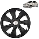 PRIGAN Wheel Cover Compatible for Aspire 14 Inch Black Wheel Cap (Available in 12,13,14,15 Inch) (Set of 4 Pcs) (Press Fitting) Model- URBAN-Black-14