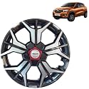 Prigan Wheel Cover Compatible for Renault KWID 13 Inch Grey Silver Wheel Cap (Available in 12,13,14,15,16,17 Inch) (Set of 4 Pcs) (Press Fitting) Model- KIA-GTLINE DC-13