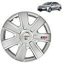 Prigan Wheel Cover for Corolla Altis Silver Wheel Cover 16" for Corolla Altis (Set of 4 Pcs) (Press Fitting) Model Name- GTX Silver 16