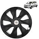 Prigan Wheel Cover for ERTIGA (All VARIANTS) 15 Inch Black Wheel Cap (Available in 15 Inch) (Set of 4 Pcs) (Press Fitting) Model- Urban Black-15