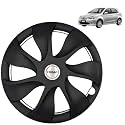 PRIGAN Wheel Cover for ETIOS Liva 15 Inch Black Wheel Cap (Available in 15 Inch) (Set of 4 Pcs) (Press Fitting) Model- Urban Black-15