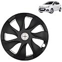 Prigan Wheel Cover for Grand I10 14 Inch Black Wheel Cap (Available in 12,13,14,15 Inch) (Set of 4 Pcs) (Press Fitting) Model- URBAN-Black-14