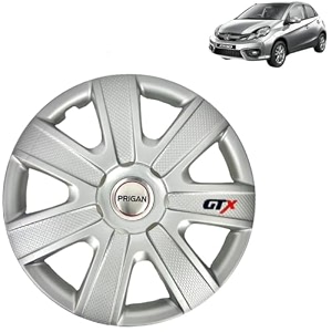 prigan wheel cover for honda brio 14 inch silver wheel cap available in 12131415 inch set of 4 pcs press fitting model- gtx-silver-14