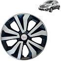 Prigan Wheel Cover for Honda BRIO 14 Inch Black Silver Wheel Cap (Available in 14 Inch) (Set of 4 Pcs) (Press Fitting) Model- TGO-T1-DC-14