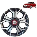 Prigan Wheel Cover for Honda City I-VTEC 15 Inch Grey Silver Wheel Cap (Available in 12,13,14,15,16,17 Inch) (Set of 4 Pcs) (Press Fitting) Model- KIA-GTLINE DC-15