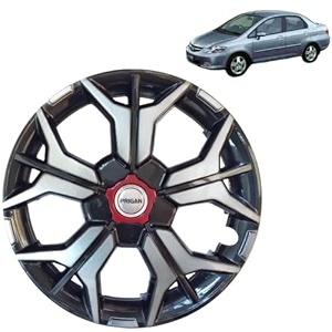 prigan wheel cover for honda cityzx 14 inch grey silver wheel cap available in 121314151617 inch set of 4 pcs press fitting model- kia-gtline dc-14