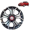 PRIGAN Wheel Cover for Honda Jazz 14 Inch Grey Silver Wheel Cap (Available in 12,13,14,15,16,17 Inch) (Set of 4 Pcs) (Press Fitting) Model- KIA-GTLINE DC-14