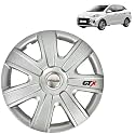 Prigan Wheel Cover for Hyundai Aura 14 Inch Silver Wheel Cap (Available in 12,13,14,15 Inch) (Set of 4 Pcs) (Press Fitting) Model- GTX-SILVER-14