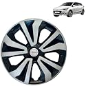 Prigan Wheel Cover for Hyundai Elite I20 Old 14 Inch Black Silver Wheel Cap (Available in 14 Inch) (Set of 4 Pcs) (Press Fitting) Model- TGO-T1-DC-14