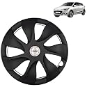Prigan Wheel Cover for Hyundai Elite I20 Old 14 Inch Black Wheel Cap (Available in 12,13,14,15 Inch) (Set of 4 Pcs) (Press Fitting) Model- URBAN-Black-14
