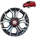 PRIGAN Wheel Cover for Hyundai EON 13 Inch Grey Silver Wheel Cap (Available in 12,13,14,15,16,17 Inch) (Set of 4 Pcs) (Press Fitting) Model- KIA-GTLINE DC-13