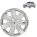 Prigan Wheel Cover for Hyundai XCENT 14 Inch Silver Wheel Cap (Available in 12,13,14,15 Inch) (Set of 4 Pcs) (Press Fitting) Model- GTX-SILVER-14