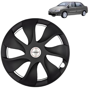 prigan wheel cover for indigo 14 inch black wheel cap available in 12131415 inch set of 4 pcs press fitting model- urban-black-14