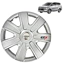 Prigan Wheel Cover for Innova Crysta Silver Wheel Cover 16" for Innova Crysta (Set of 4 Pcs) (Press Fitting) Model Name- GTX Silver 16
