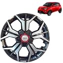 Prigan Wheel Cover for KUV 100 (K2, K4, K6 ONLY) 15 Inch Grey Silver Wheel Cap (Available in 12,13,14,15,16,17 Inch) (Set of 4 Pcs) (Press Fitting) Model- KIA-GTLINE DC-15