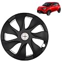 Prigan Wheel Cover for KUV100 14 Inch Black Wheel Cap (Available in 12,13,14,15 Inch) (Set of 4 Pcs) (Press Fitting) Model- URBAN-Black-14