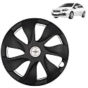 PRIGAN Wheel Cover for Linea Old 14 Inch Black Wheel Cap (Available in 12,13,14,15 Inch) (Set of 4 Pcs) (Press Fitting) Model- URBAN-Black-14
