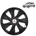 PRIGAN Wheel Cover for Liva 14 Inch Black Wheel Cap (Available in 12,13,14,15 Inch) (Set of 4 Pcs) (Press Fitting) Model- URBAN-Black-14