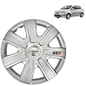 Prigan Wheel Cover for Liva 14 Inch Silver Wheel Cap (Available in 12,13,14,15 Inch) (Set of 4 Pcs) (Press Fitting) Model- GTX-SILVER-14