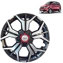 PRIGAN Wheel Cover for Mahindra E20 13 Inch Grey Silver Wheel Cap (Available in 12,13,14,15,16,17 Inch) (Set of 4 Pcs) (Press Fitting) Model- KIA-GTLINE DC-13