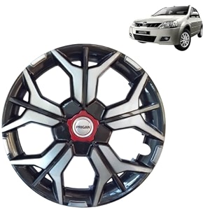 prigan wheel cover for mahindra verito 14 inch grey silver wheel cap available in 121314151617 inch set of 4 pcs press fitting model- kia-gtline dc-14