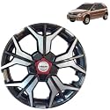 Prigan Wheel Cover for Mahindra VERITO Vibe 14 Inch Grey Silver Wheel Cap (Available in 12,13,14,15,16,17 Inch) (Set of 4 Pcs) (Press Fitting) Model- KIA-GTLINE DC-14