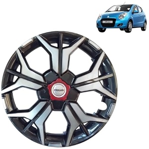 prigan wheel cover for maruti astar 13 inch grey silver wheel cap available in 121314151617 inch set of 4 pcs press fitting model- kia-gtline dc-13